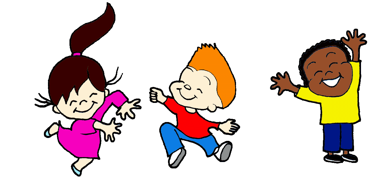 Drei fröhliche Kinder springen – So machen Sommerferien Spaß!